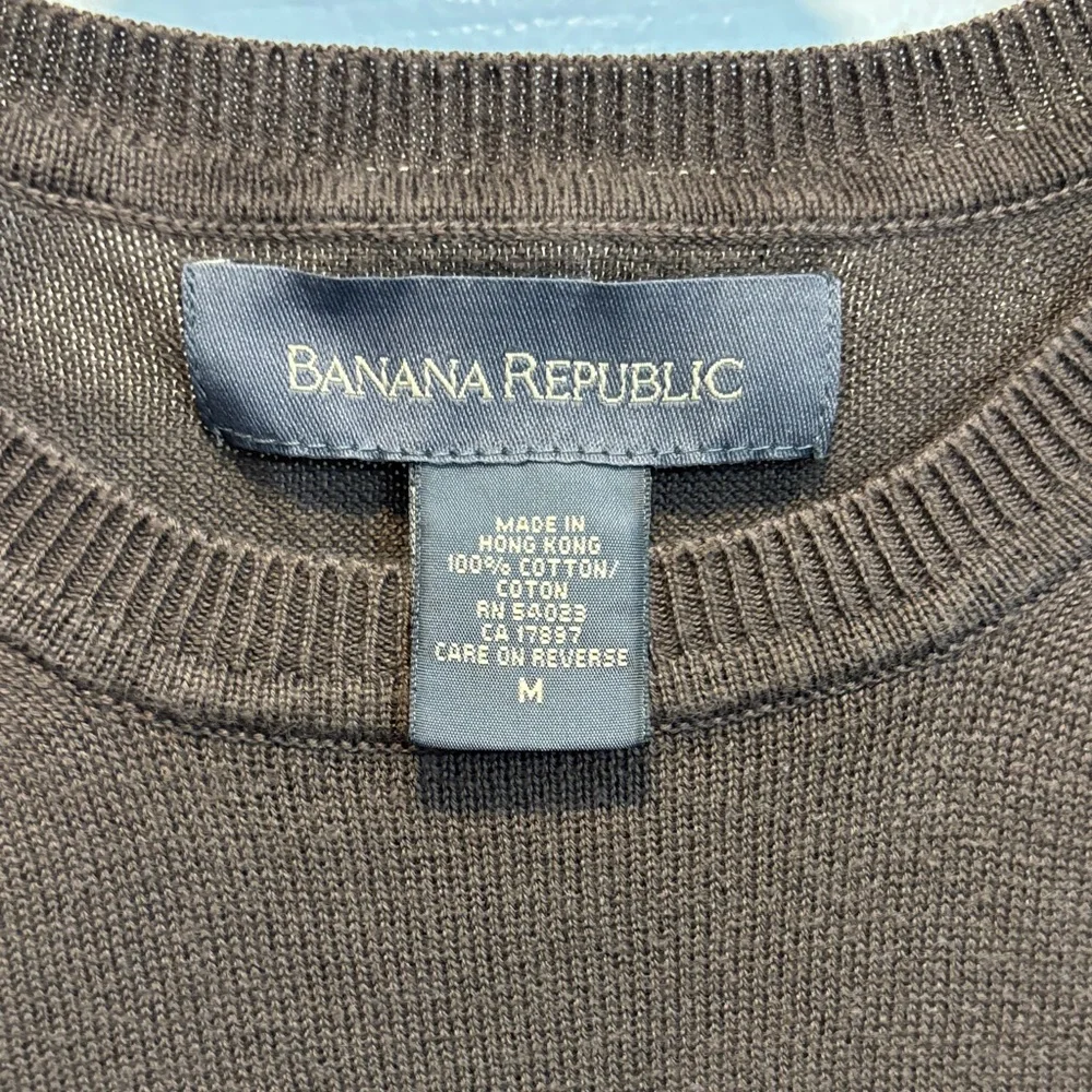 Banana Republic Chocolate Knit Cotton Sweater - Picture 2 of 4